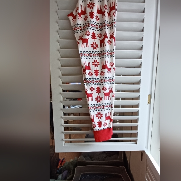 Hanna Andersson Dear Deer Holiday Christmas pj bottoms adult - Picture 4 of 7